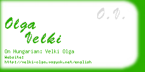 olga velki business card